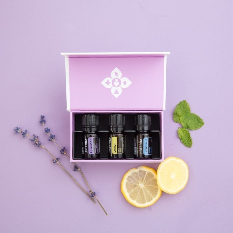 Kit introdutório de óleos essenciais doTERRA