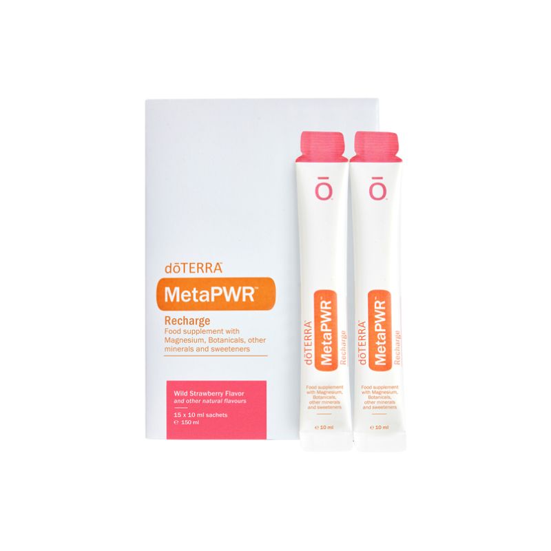 Suplemento MetaPWR Recharge doTERRA - Morango