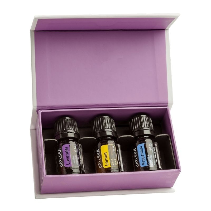 Kit introdutório de óleos essenciais doTERRA