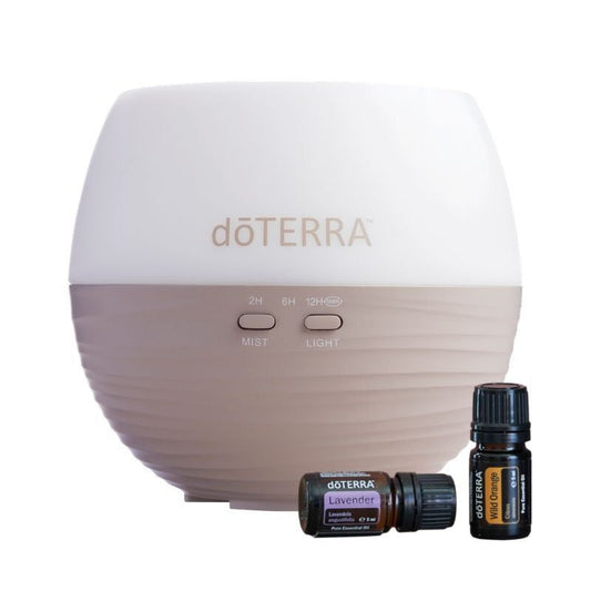 Difusor de óleos essenciais Petal 2.0 com óleos essenciais - doTERRA