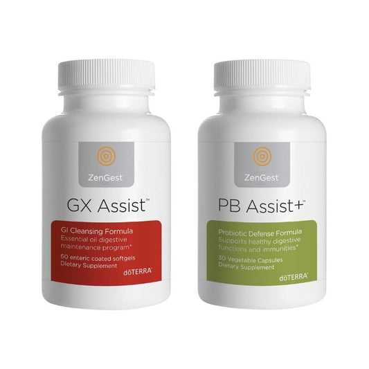 Kit de limpeza e renovação dos intestinos doTERRA - GX Assist e PB Assist+