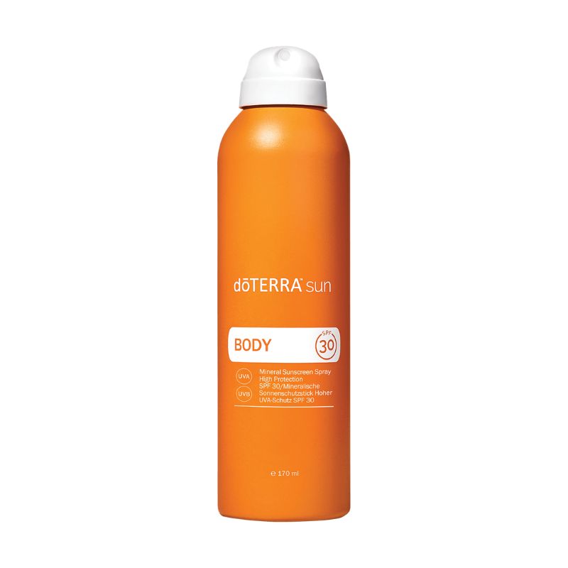 Spray protetor solar mineral corpo doTERRA